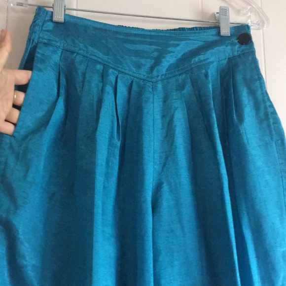 Women’s high waist silk pants - Picture 3 of 6